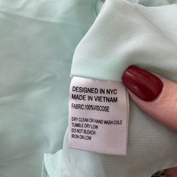 Yumi Kim Sunday Rose Aqua Meghan Halter Mini Dress - Picture 9 of 9